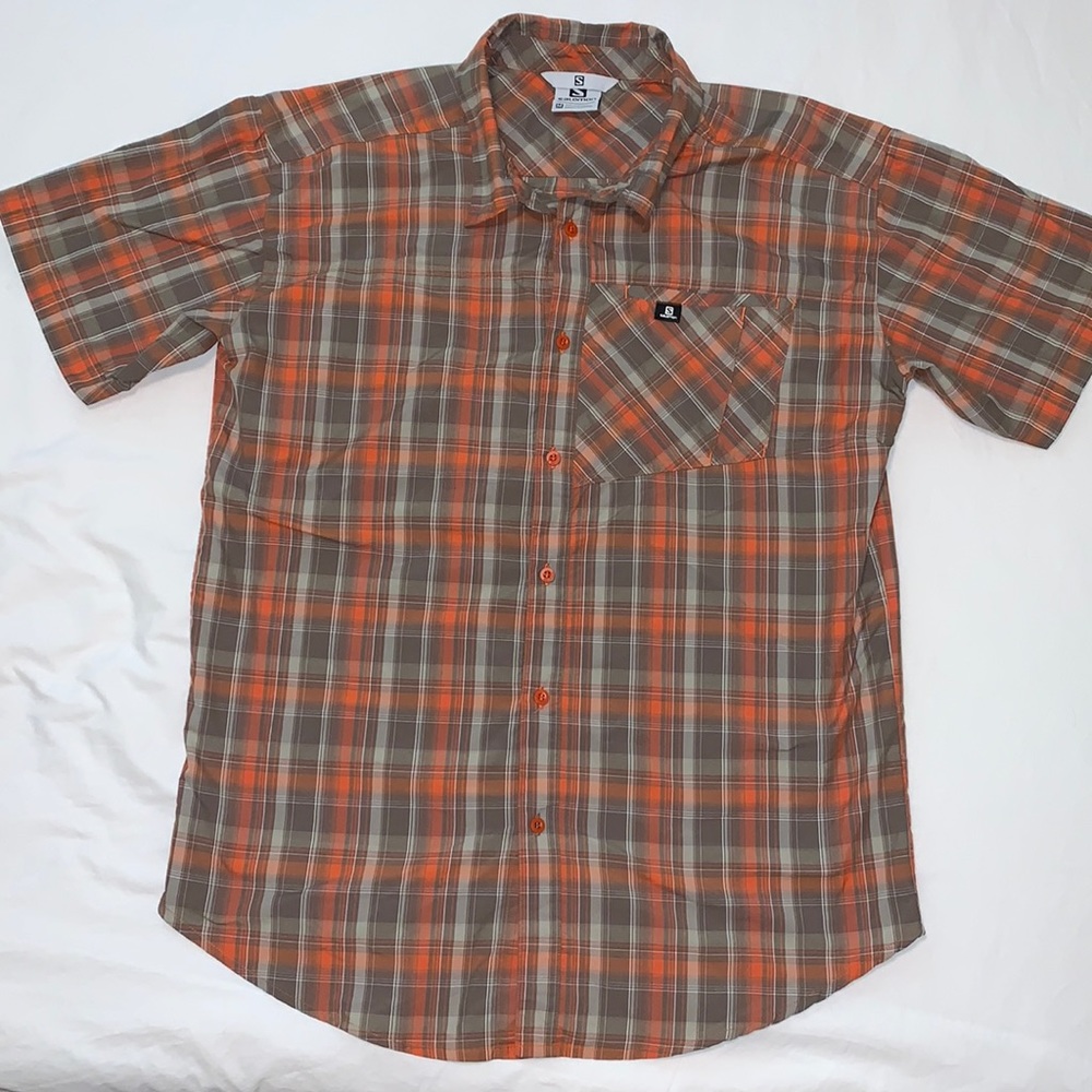 Salomon Men’s Short Sleeve Button-Down Shirt